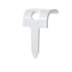 KLAMMER TP-O-12 HVIT KABELKLAMMER