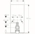 geberit Wc-fixtur geberit monolit unbra 101cm golv-wc