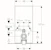 geberit Wc-fixtur geberit monolit+ unbra 101cm golv-wc