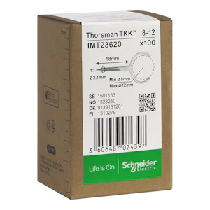 schneider electric Lyöntikiinnike thorsman tkk 8-12, 2.1x18mm