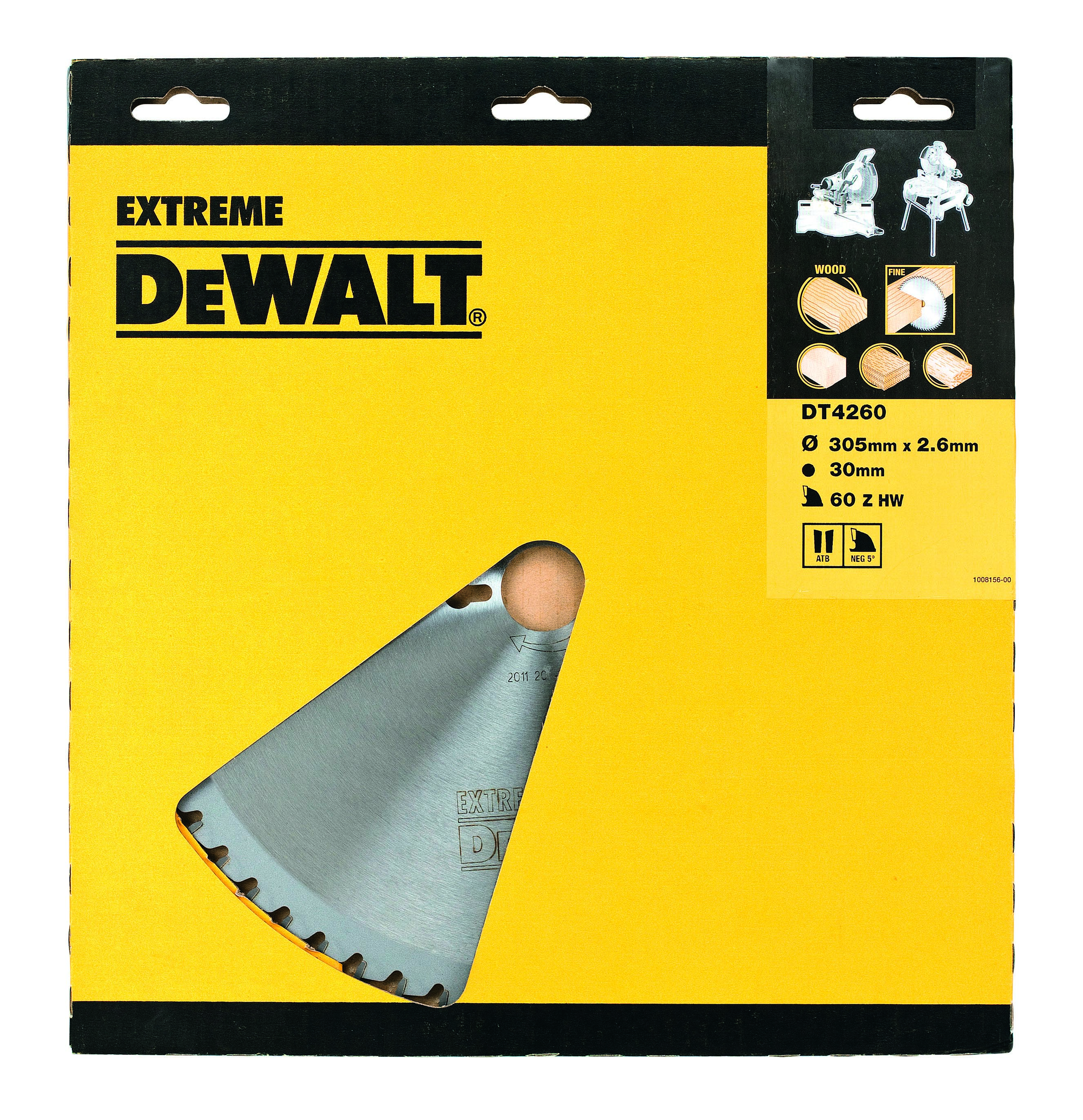dewalt Cirkelsågsklinga dewalt extreme workshop 305x30mm 60t