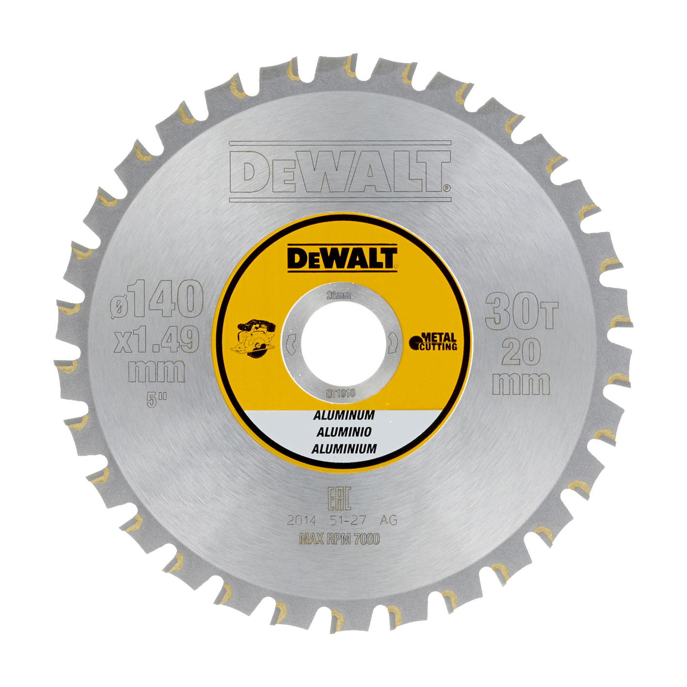 PYÖRÖSAHANTERÄ DEWALT 140X20MM 30T