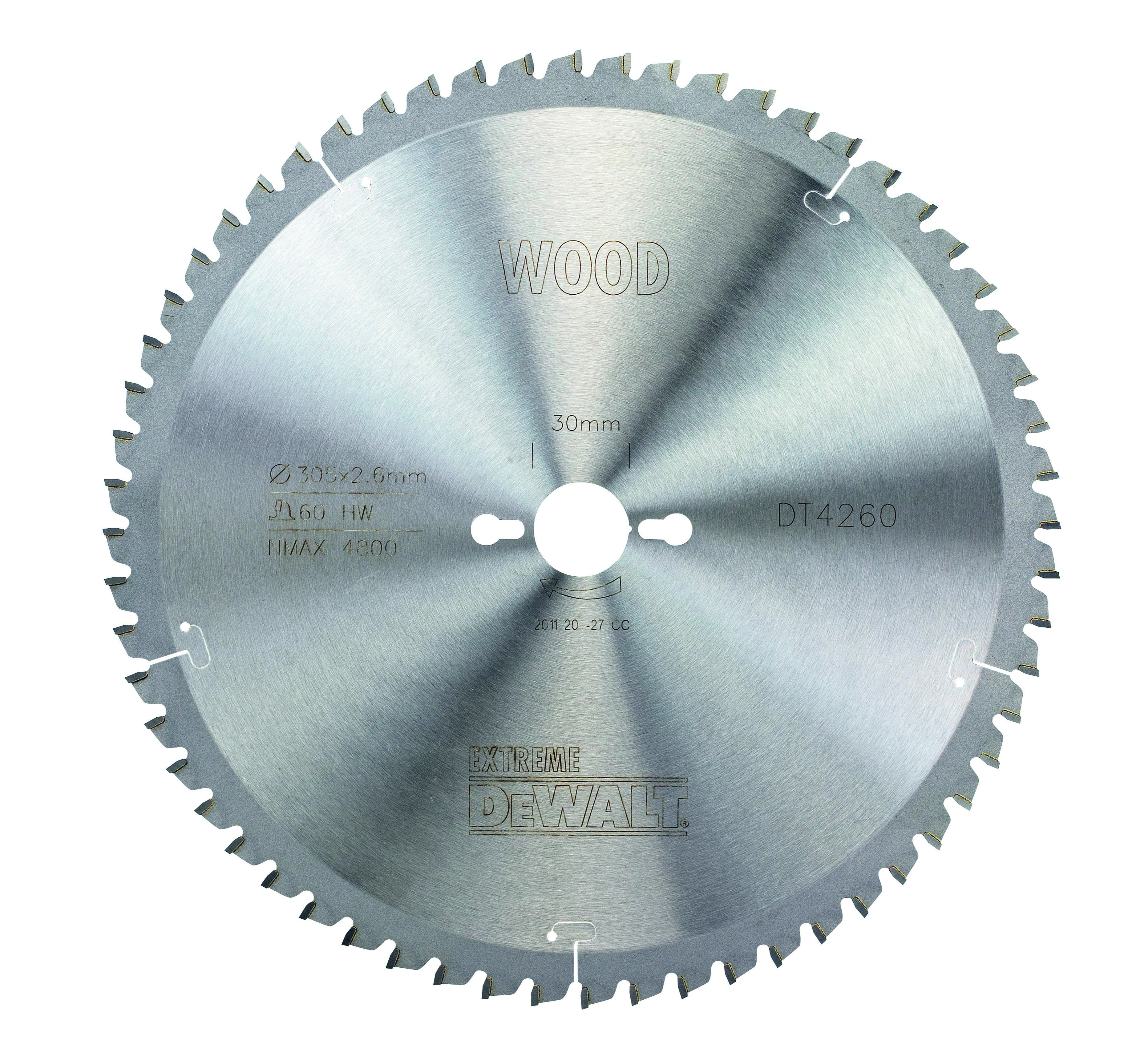 CIRKELSÅGSKLINGA DEWALT EXTREME WORKSHOP 305X30MM 60T