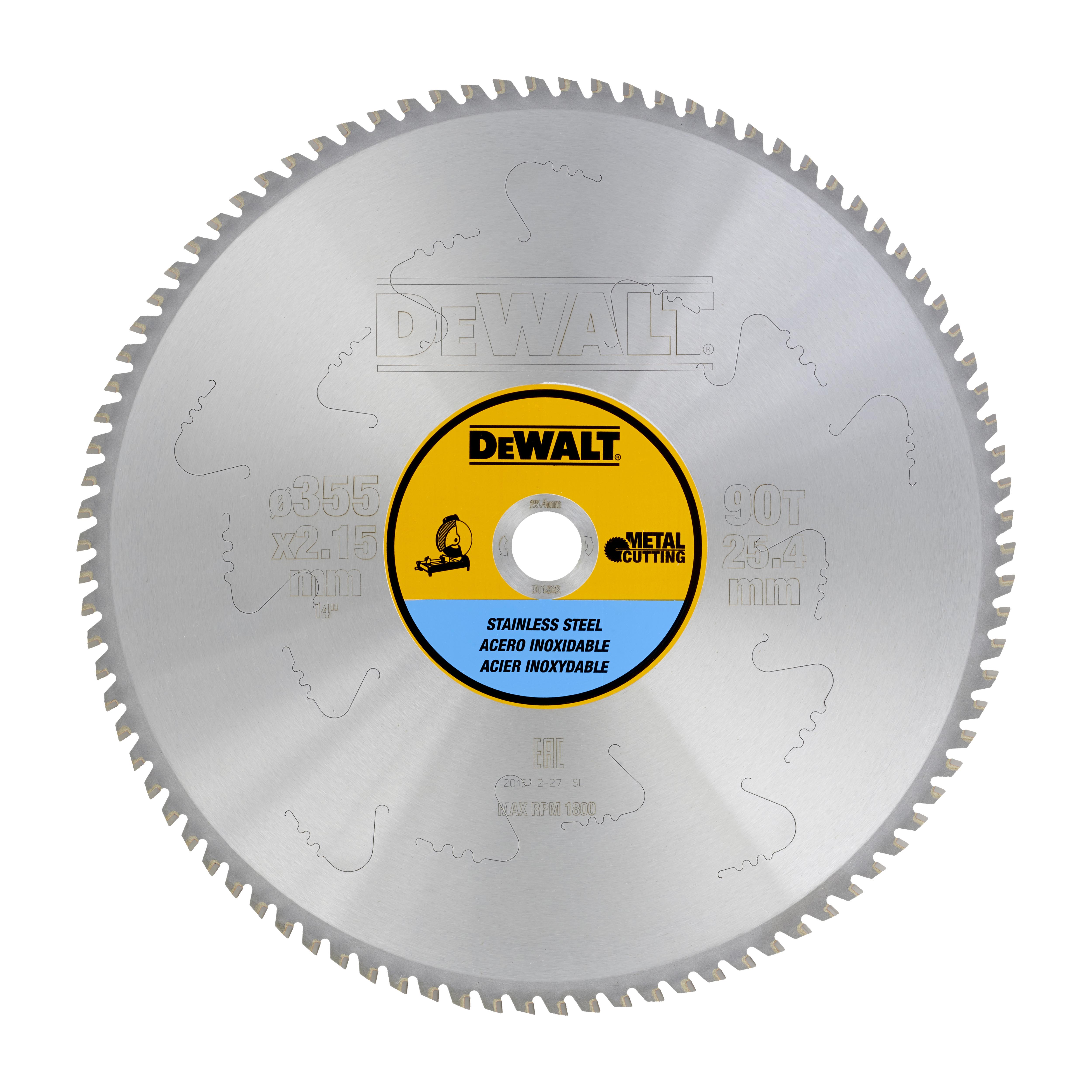 PYÖRÖSAHANTERÄ DEWALT 355X25,4MM 90T