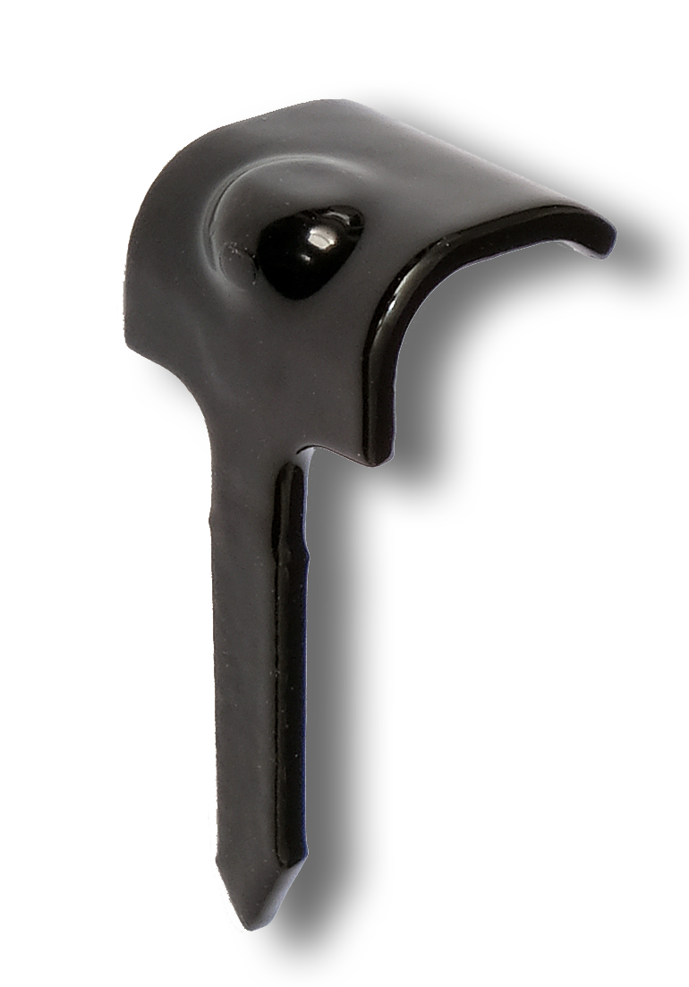 LETTI KLAMMER 9-O-16 PS PLASTBELAGT SORT