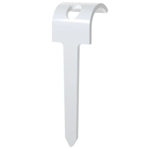 castor Klammer tp-r-25 hvit kabelklammer