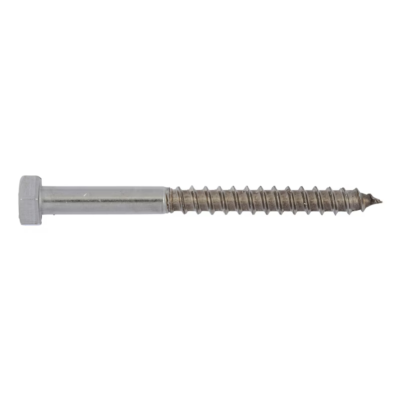 COACH SCREW PROF DIN571 A4 M8x60 100PCS