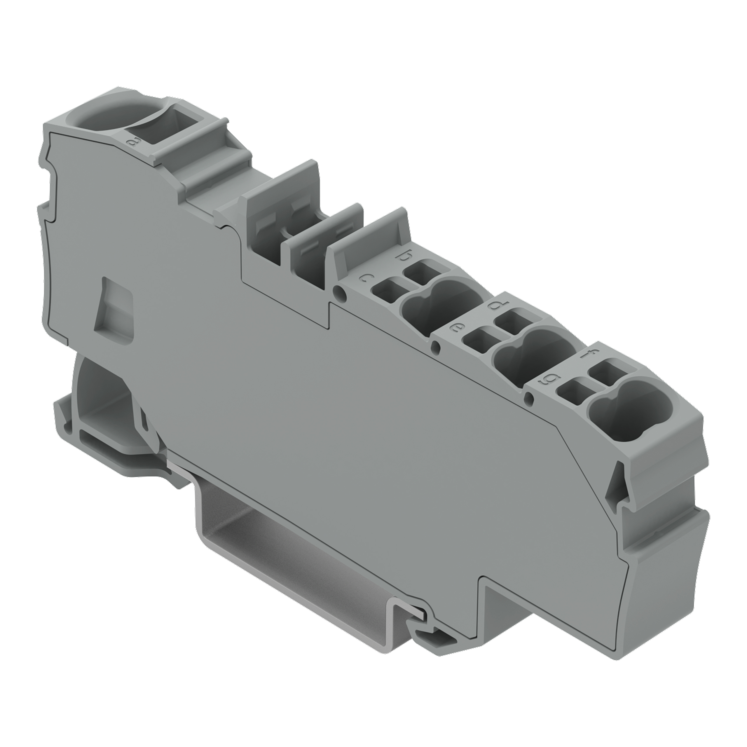 HAAROITUSLIITIN WAGO 1x6(10)mm2 / 6x1.5(2,5)mm2 HAR