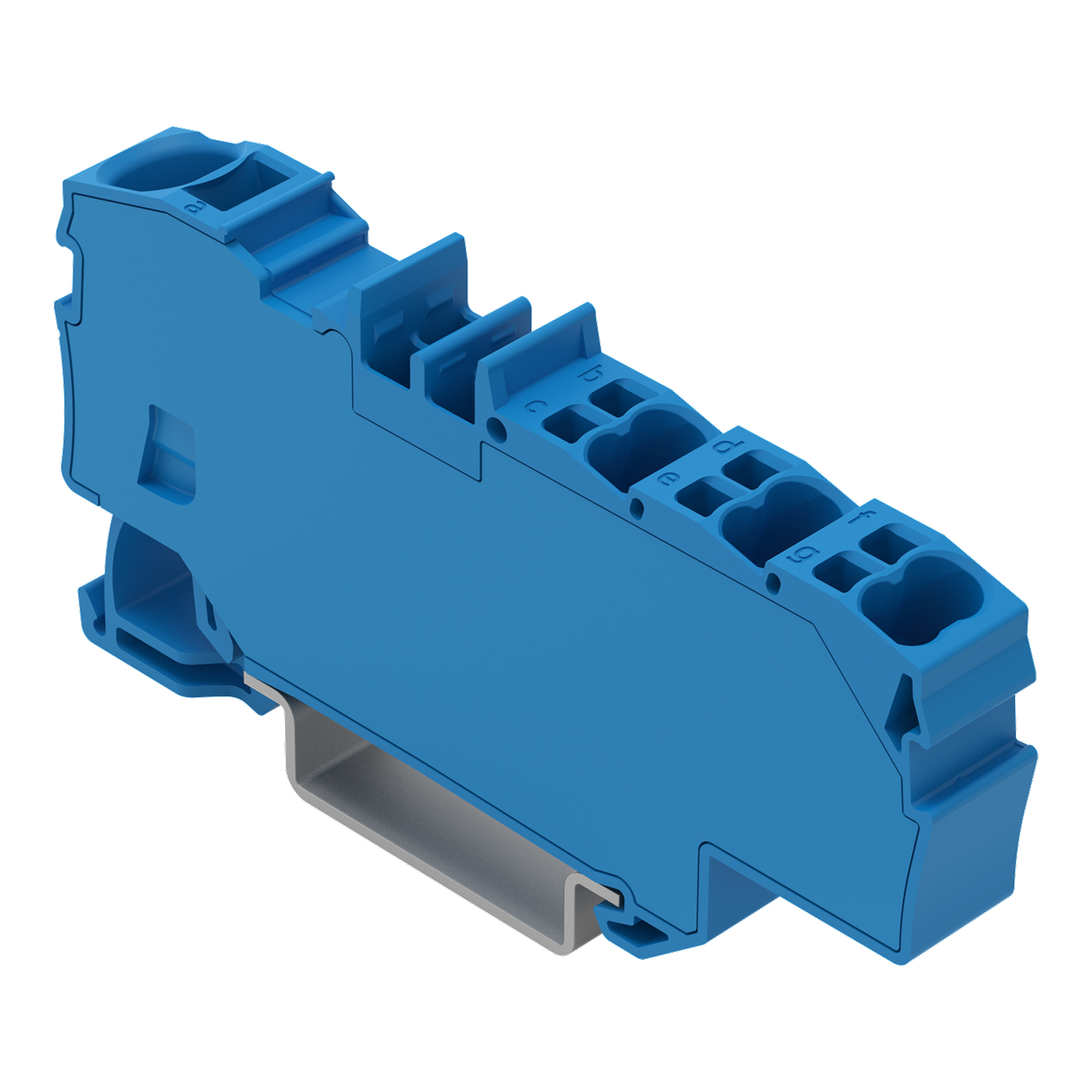 HAAROITUSLIITIN WAGO 1x6(10)mm2 / 6x1.5(2,5)mm2 SIN