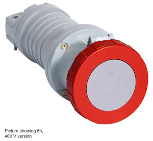 amphenol Skarvuttag 6h, 63a, ip67, 3p+n+e