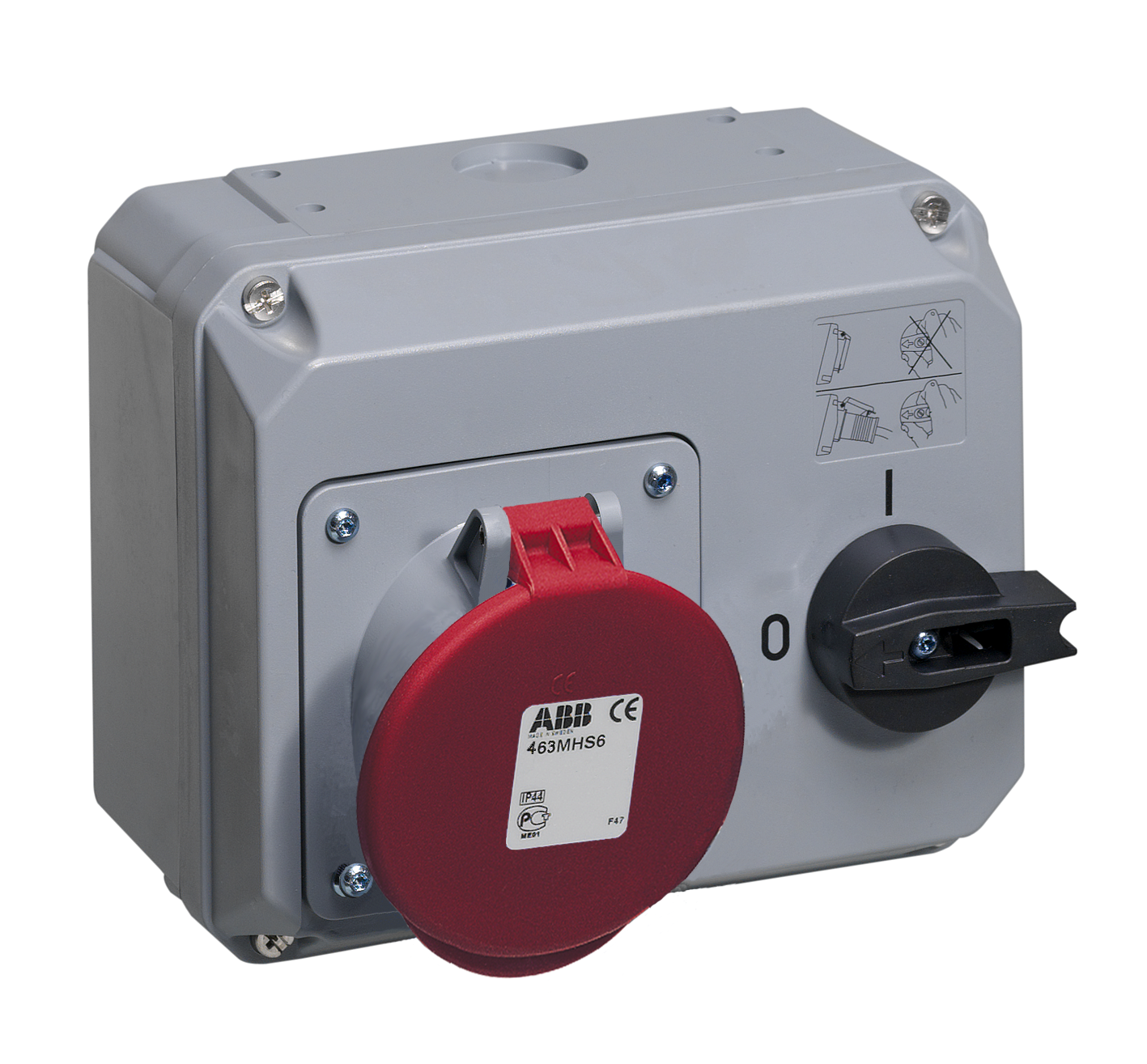 UTTAG 6H, 63A, IP44, 3P+N+E