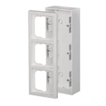 SURFACE MOUNTED ENCLOSURE 3-GANG, 54/80MM, WHITE