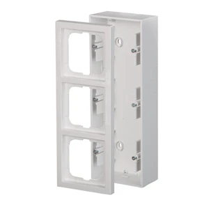 abb Surface mounted enclosure 3-gang, 54/80mm, white