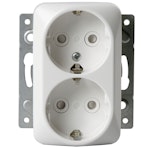 SOCKET OUTLET 2XSHUKO, CLAWS, JUSSI