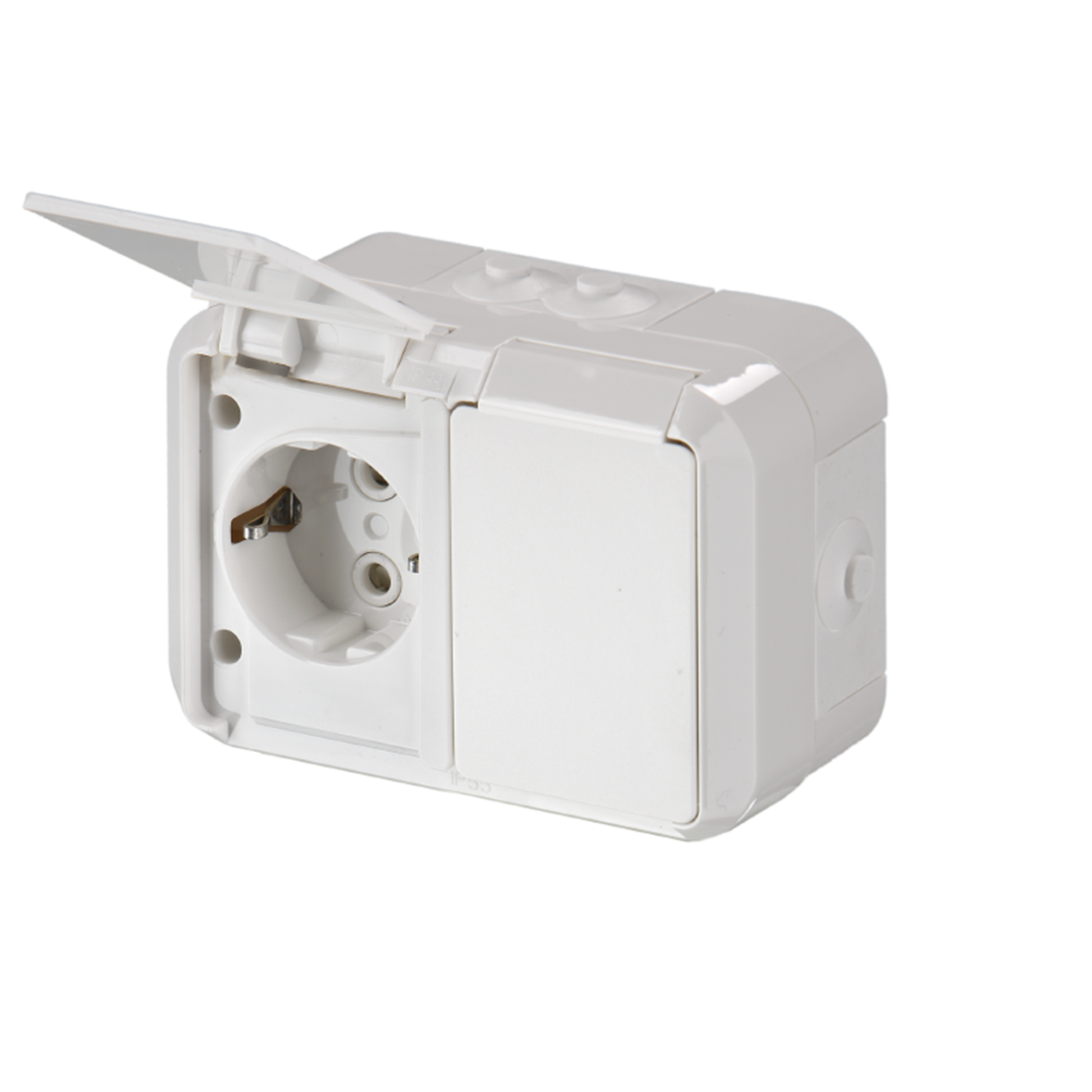 VÄGGUTTAG 2-V MJ SNABB KAPSL UTP