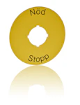 TEKSTSKILT - NØDSTOPP SK615546-1