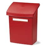 POSTBOX RED WITH INNER LID 556.20 ORTHEX