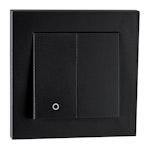 SWITCH SWITCH RECESSED 2+1 BL