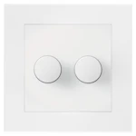 Unidim Duo LED 2x250W 1-pol Hvit