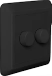 UNIDIM 2X100W RS SORT DOUBLE DIMMER