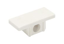 LIGHTING TRACK ACCESSORY DUOLINE END COVER WHITE