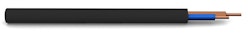 INSTALLATION CABLE H05VV-F 2x2,5 BLACK D500 Eca