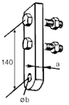 HÄNGKEDJEFÄSTE U140-260 LB 3391815 ES UT00325