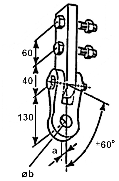 HÄNGKEDJEFÄSTE U280-300 LB 3391818 ES UT00328