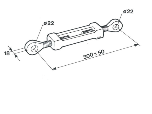 gunnebo Vantskruv 12ka lb 4392115