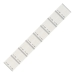 CABLE TIE MARKERS WHITE, 9X18 MM, 2 LINES