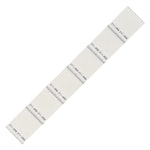 CABLE TIE MARKERS WHITE, 15X22 MM, 2 LINES