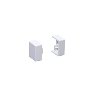hager End piece lfc 10x10 white s. 10pc
