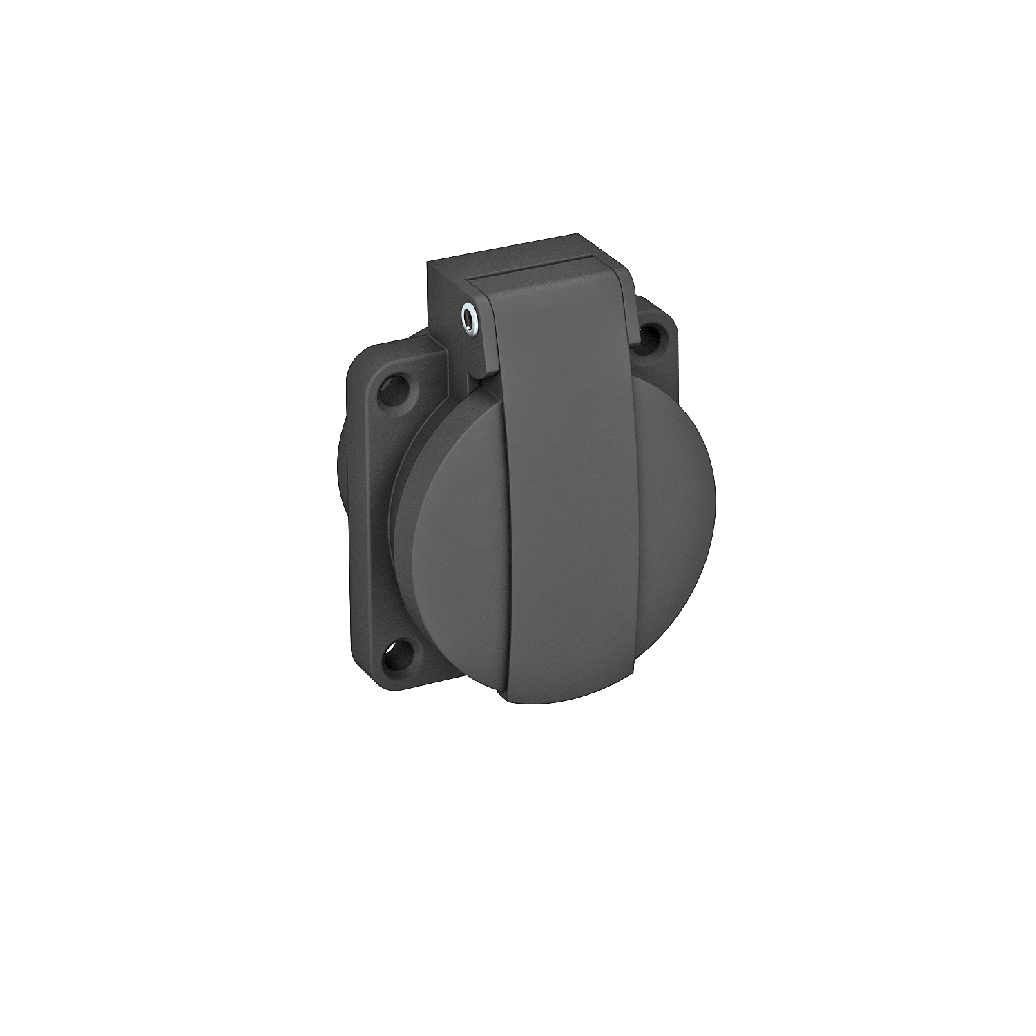 DUCT SOCKET EGS ASD-D0 SW, 1-OS IP44, MUS