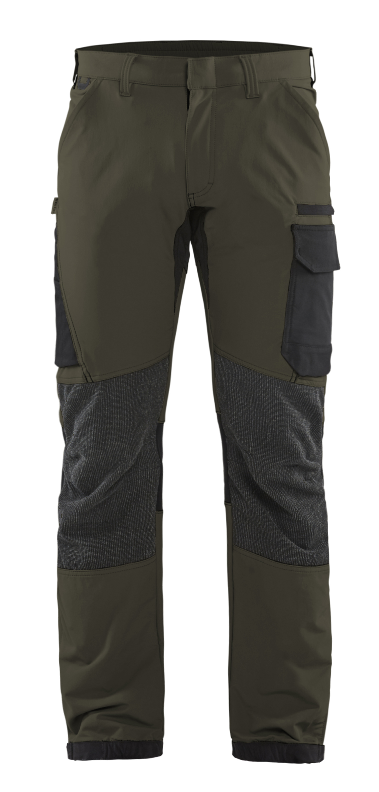 blåkläder Trousers blåkläder size d104 dark olive green/bla