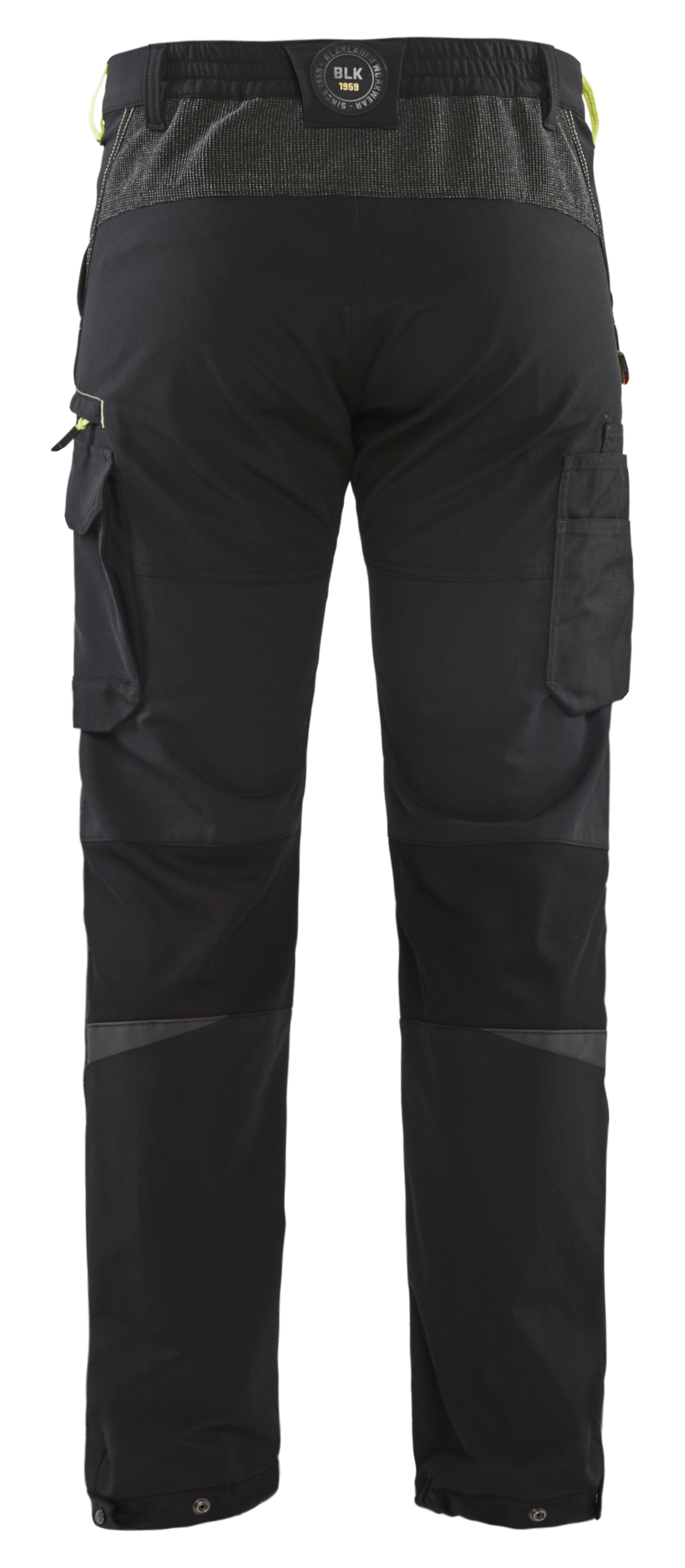 blåkläder Trousers blåkläder size c154 black/yellow