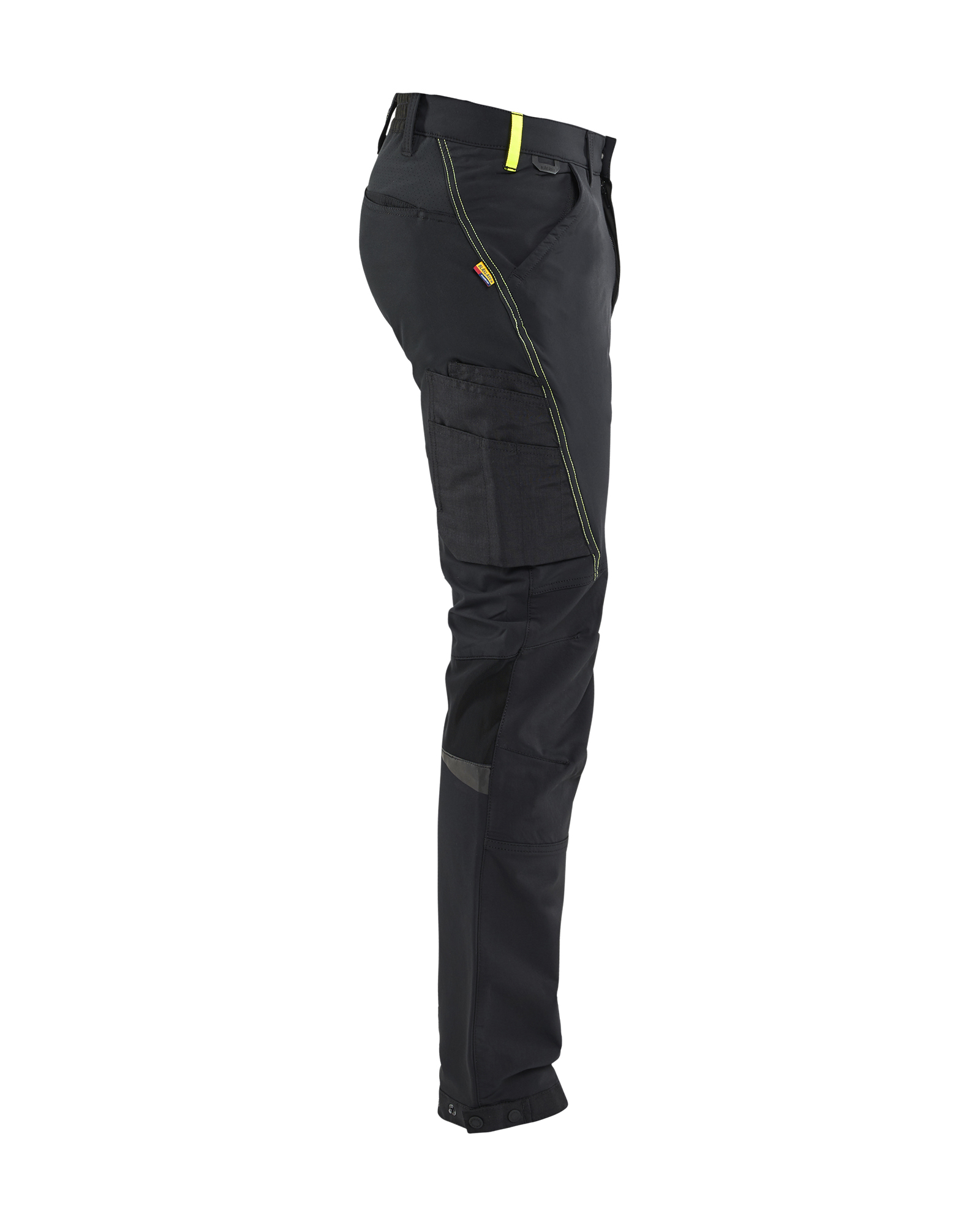 blåkläder Trousers blåkläder size c154 black/yellow