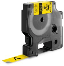 ID1 TAP 12MM NYLON GUL/SVART