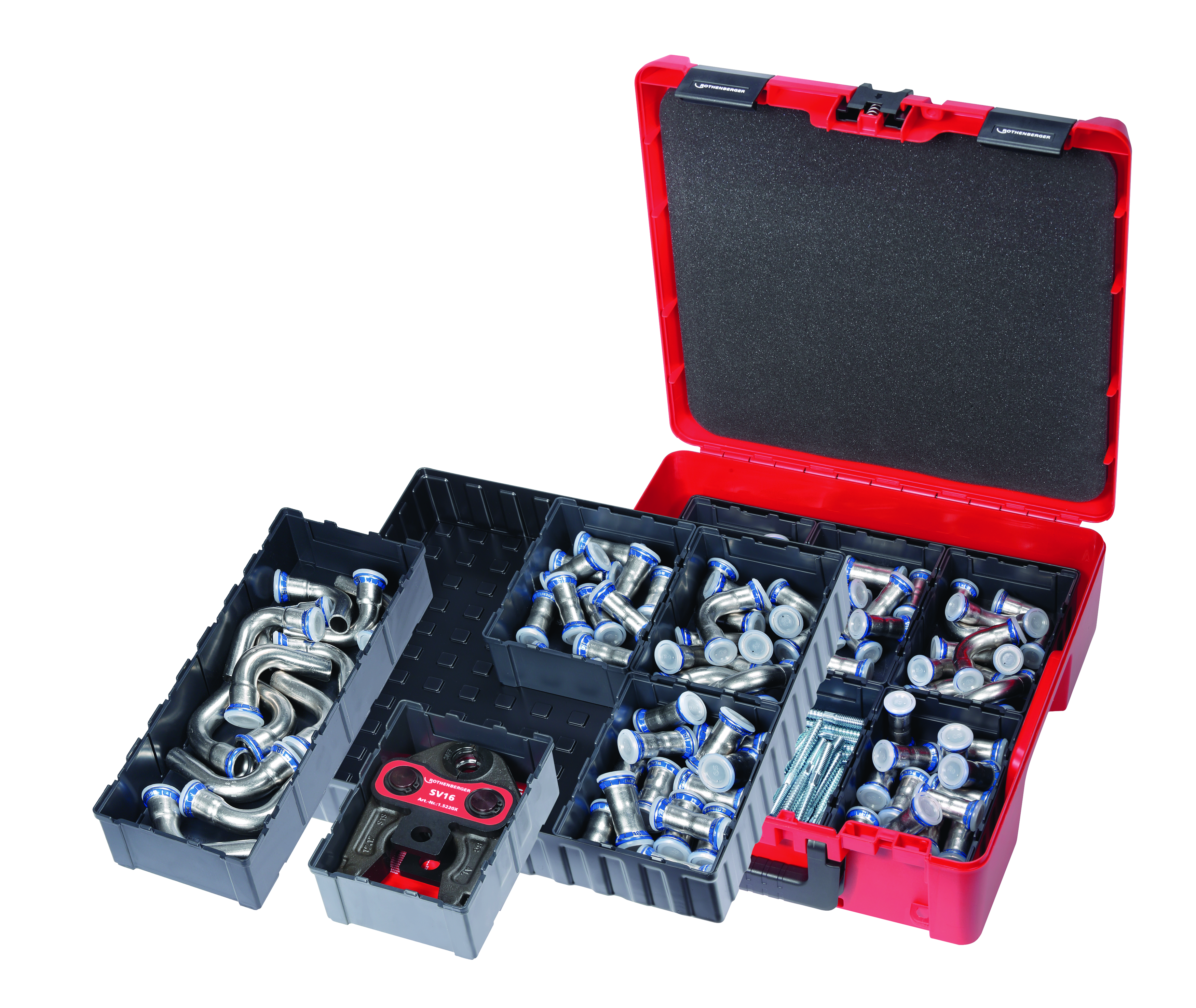 rothenberger Laukku rothenberger 4 robox + tray rocase