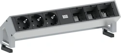 SOCKET-OUTLET PANEL DESK2 3xSchuko 3xmodul