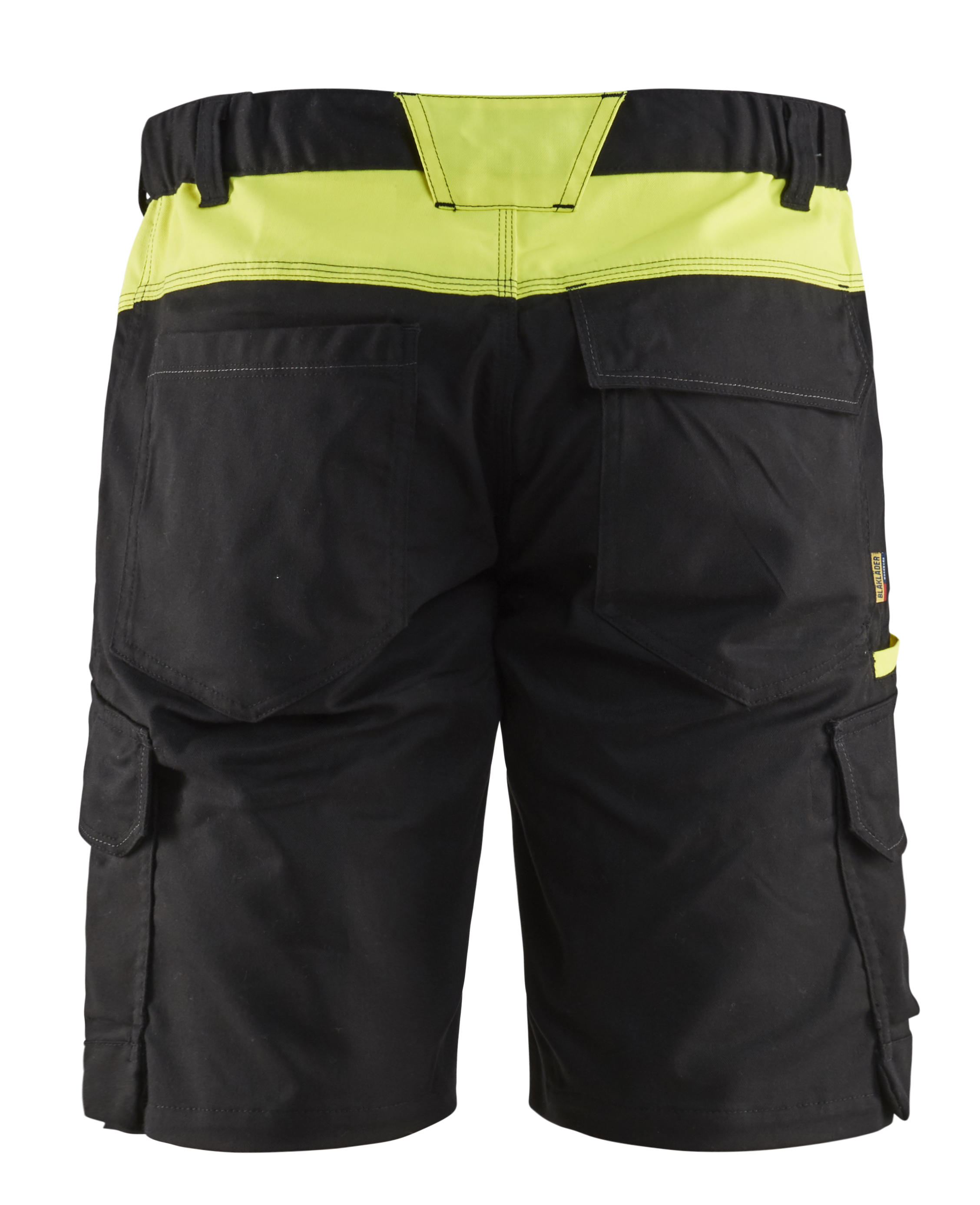 blåkläder Shortsit blåkläder koko c44 musta/keltainen