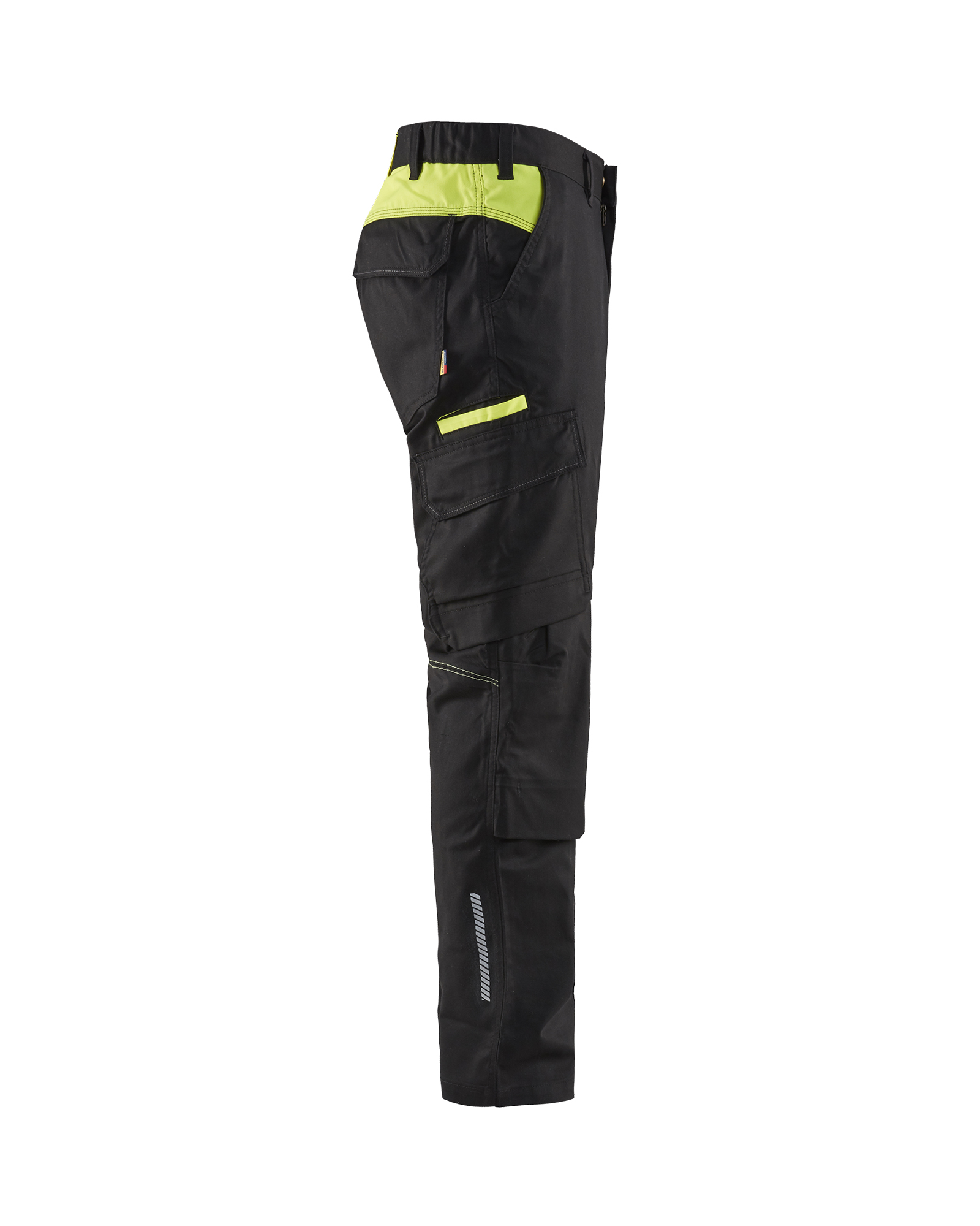 blåkläder Trousers blåkläder size c148 black/yellow