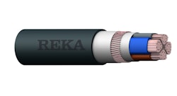 COPPER POWER CABLE-HF REKA XCMK-HF 4x95+50 K500 Dca