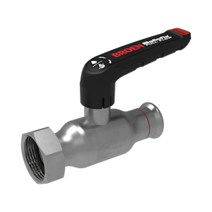 broen full flow Ball valve full flow zn 15x3/4 press/nut low
