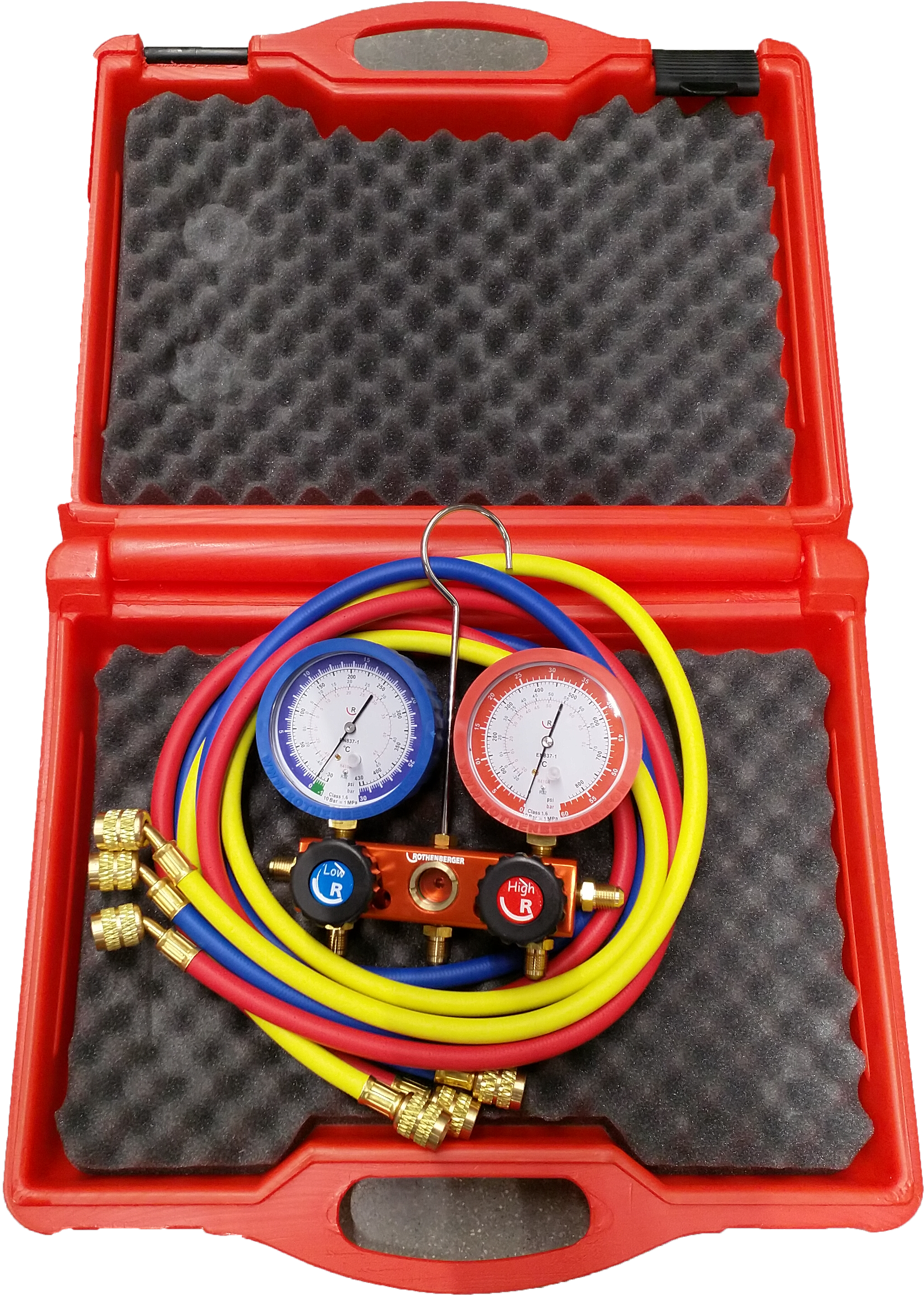ANALOGUE MANIFOLD ROTHENBERGER 2-WAY 1/4 SAE STANDARD