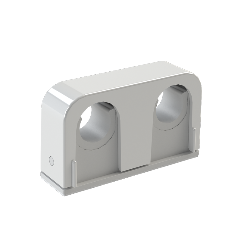 RÖRKLÄMMA 2-RÖR FALUPLAST 16/20mm 40 C/C VIT LIM 14680