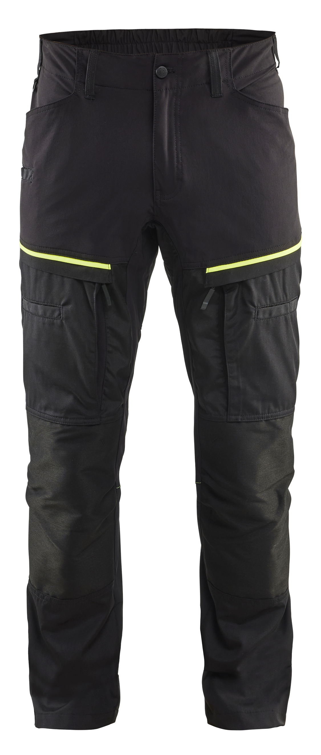 blåkläder Trousers blåkläder size c52 black/yellow