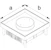 hager Floor box rst fe 200x200 tm 28mm