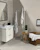 rej design Towel rail electric rej timer vivo eh 20122 a left top white