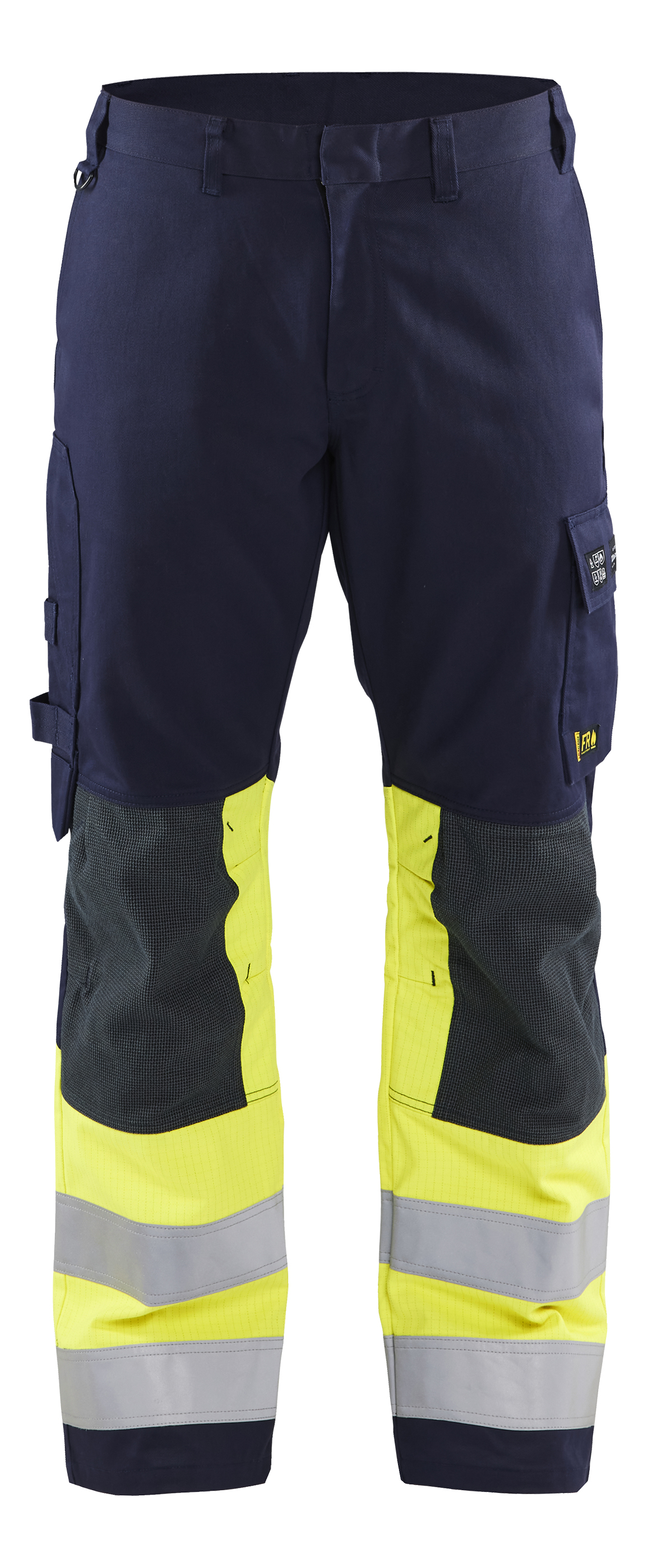 blåkläder Trousers blåkläder size d124 navy blue/yellow