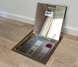 elit Golvbox stål 8 uttag